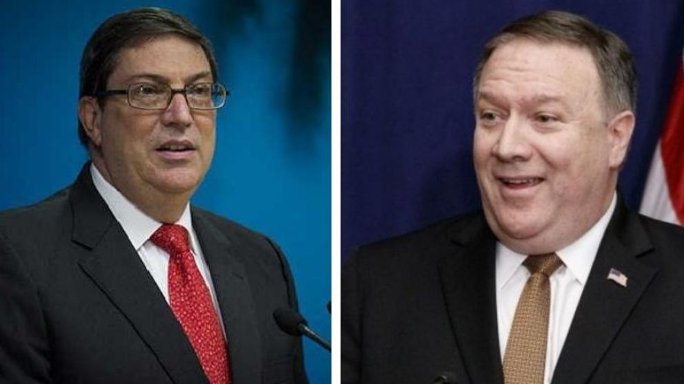 Bruno Rodríguez se enfrentó nuevamente con Mike Pompeo.
