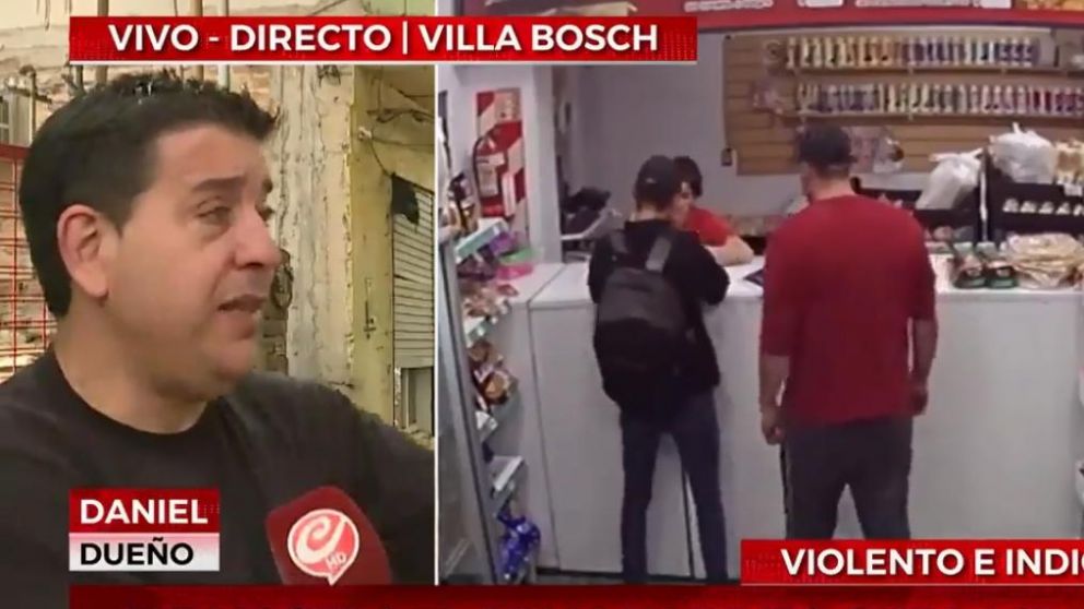 El propietario del comercio habló sobre lo ocurrido (captura video).