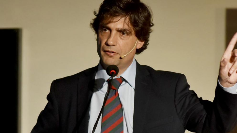 Lacunza protagonizó una de las fotos del día.