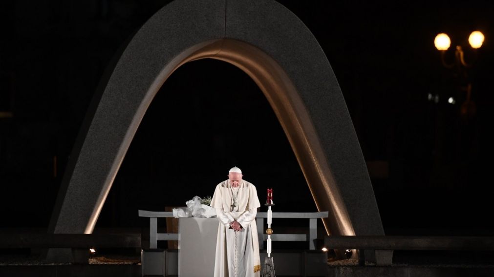 Francisco, en el memorial de la paz de Hiroshima, habló ante las víctimas de armas nucleares.