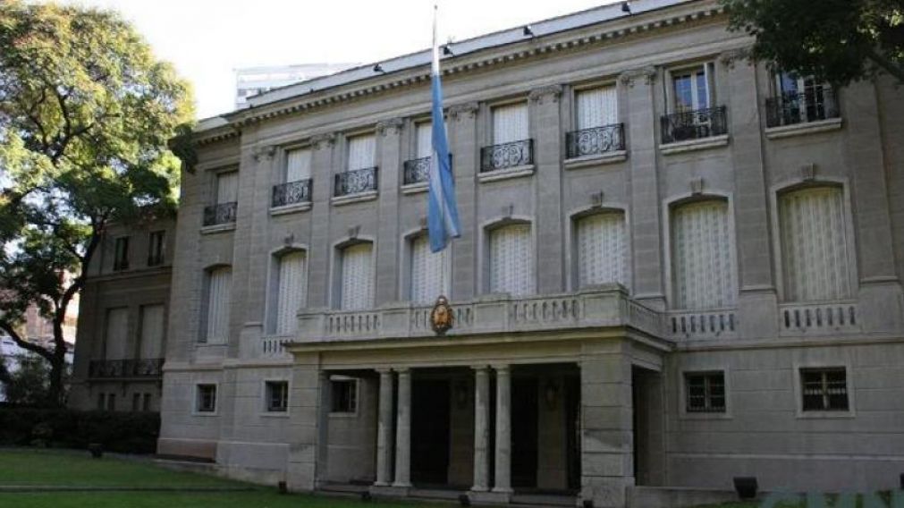 Embajada argentina en Chile. (Archivo).
