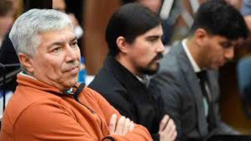 Lázaro Báez durante la ampliación de su declaración indagatoria.