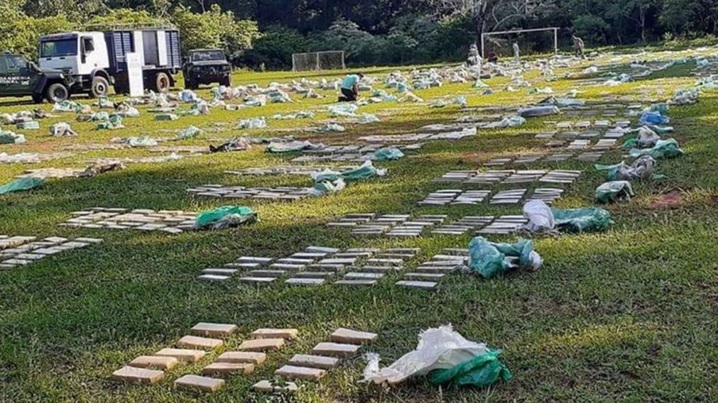 El secuestro de marihuana asciende a más de 9 toneladas.