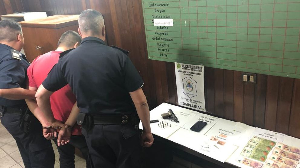 Este es el peligroso delincuente que fue capturado por los efectivos policiales.