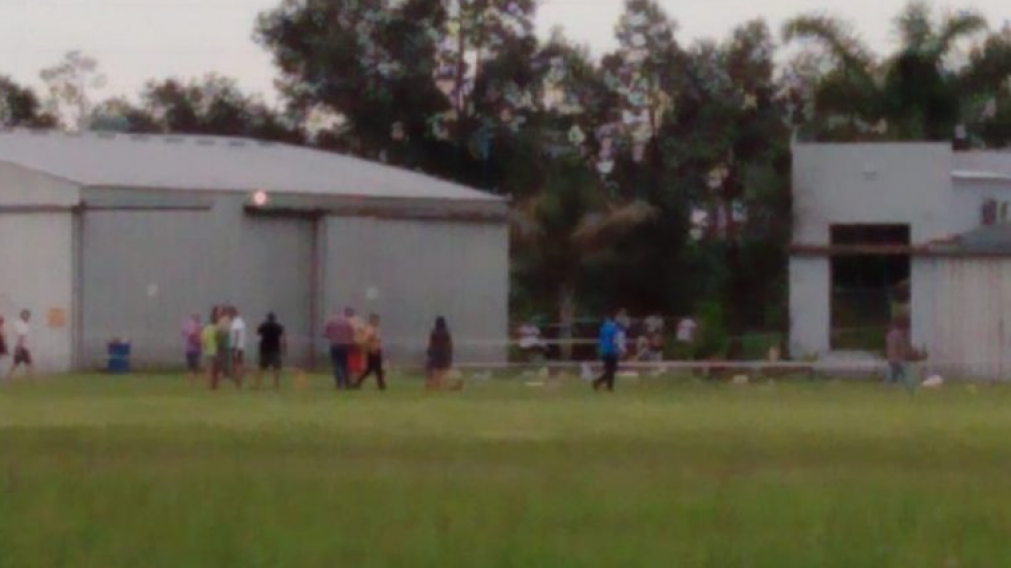 Conmoción en el Aero Country Club de General Rodríguez. (Foto Twitter)