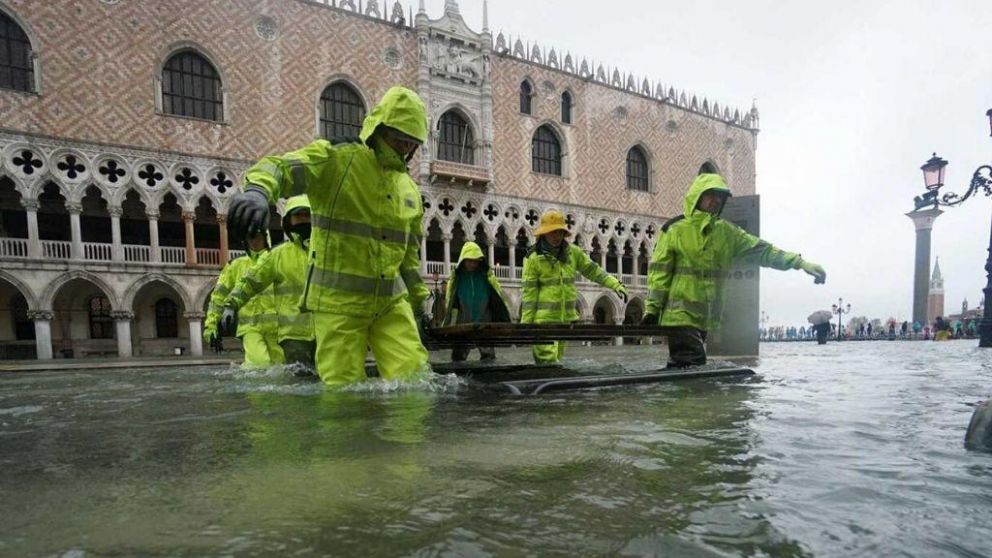 El Gobierno dispuso un dispositivo de seguridad ante las inundaciones.