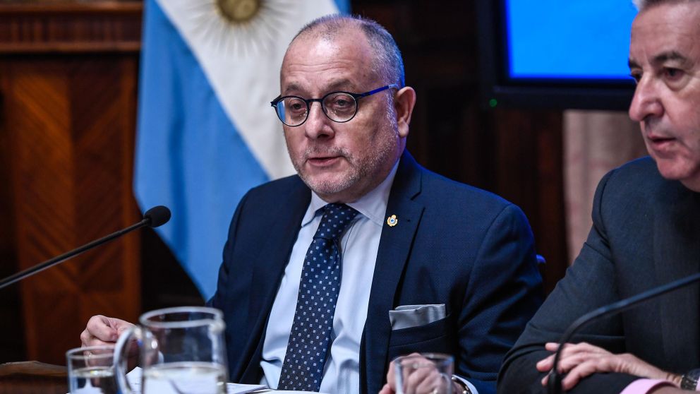 El canciller se present� ante la comisi�n de Relaciones Exteriores del Senado (Gentileza: Comunicaci�n Senado)