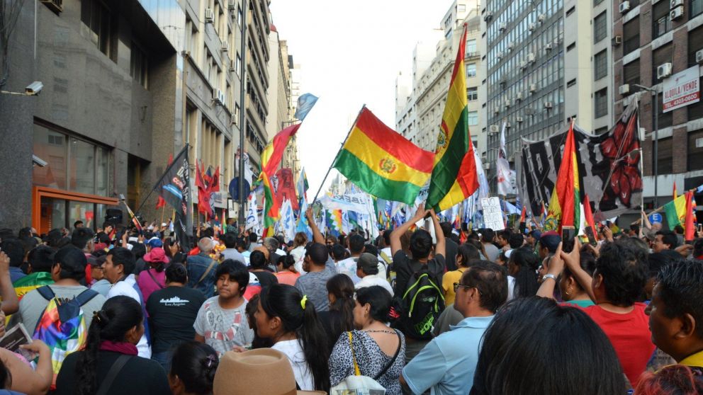 La comunidad boliviana y partidos políticos volverán a marchar en Buenos Aires.