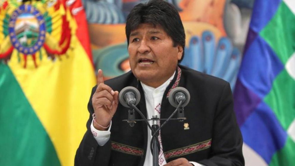 Fuerte denuncia de Evo Morales.