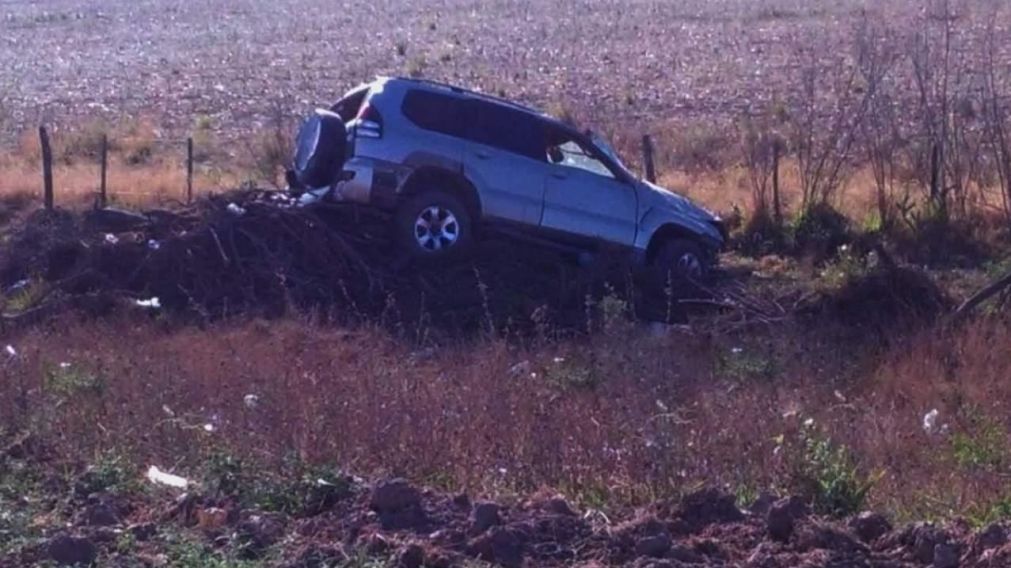 As� qued� el veh�culo luego del accidente. 