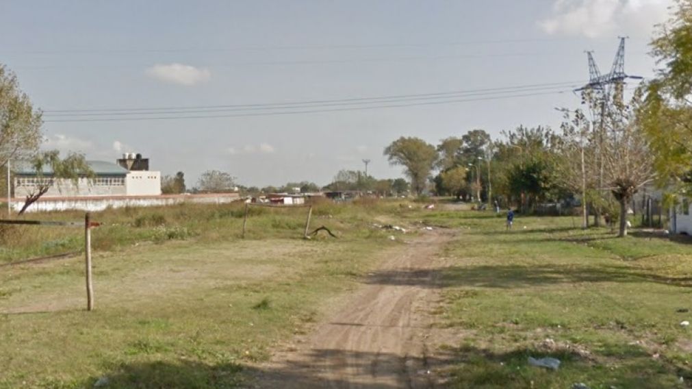 El cuerpo de Roberto Ben�tez Escobar fue encontrado en este predio, en la localidad de Jos� C. Paz.