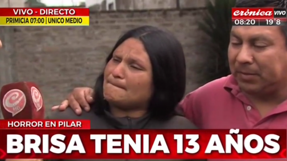 La mujer está a punto de dar a la luz (Captura de video)