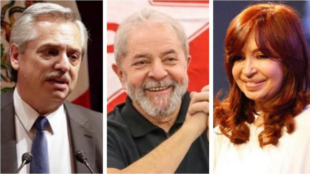 Ambos dirigentes del Frente de Todos, expresaron su alegría por la excarcelación del ex mandatario brasileño.