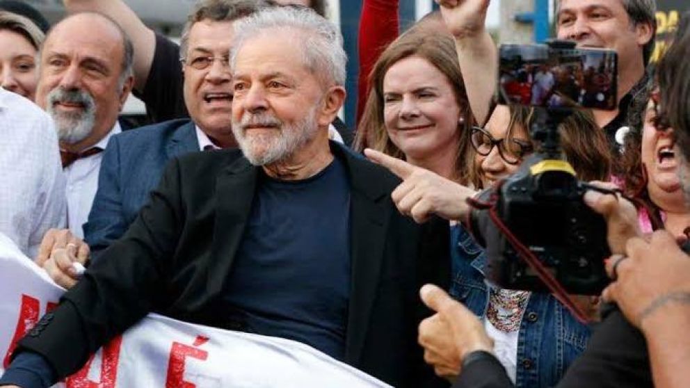 Lula fue liberado tras pasar 580 días preso.