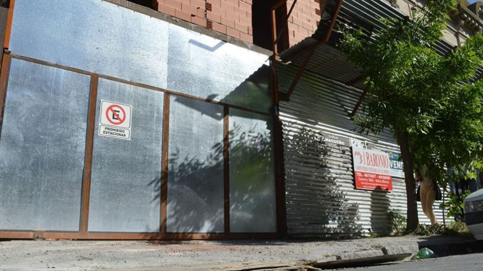 La obra donde ocurrió el accidente (Gentileza Brújula 24).