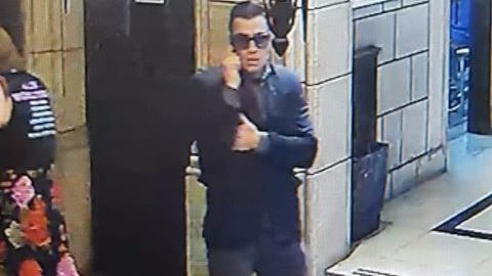 El acusado aún no fue identificado (Captura).