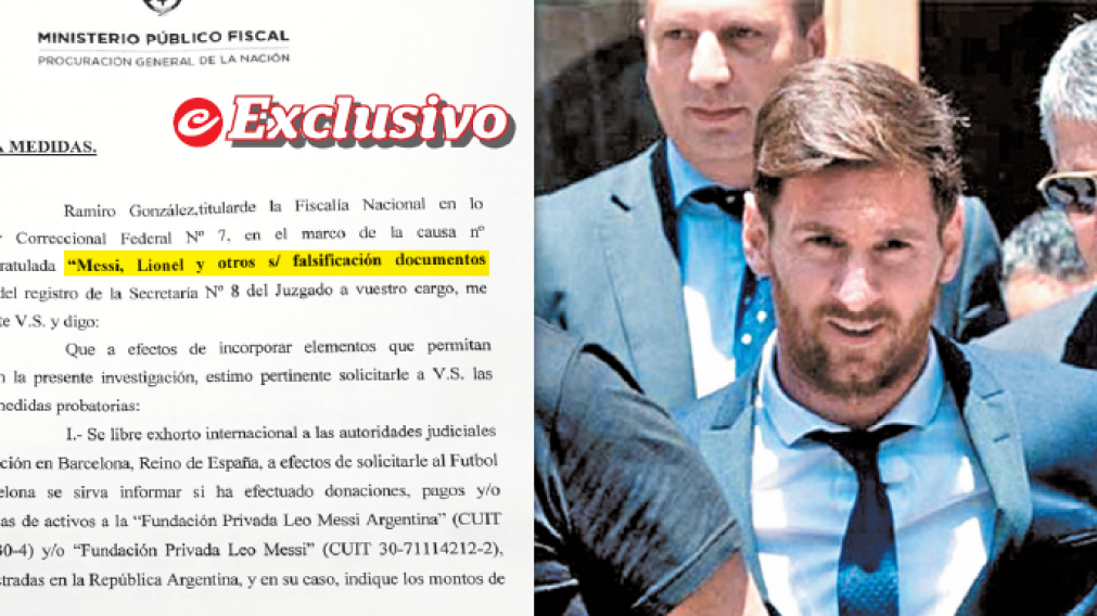 Crónica refleja la denuncia. Messi y su padre Jorge deberán presentar los gastos de la sociedad de beneficiencia.