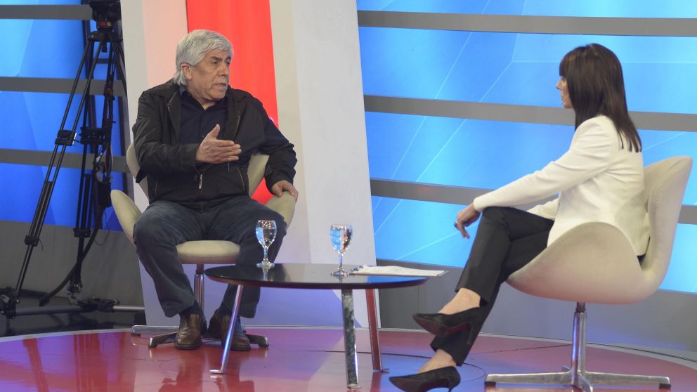 Moyano elogió a Alberto Fernández (Fernando Pérez Re/Crónica)