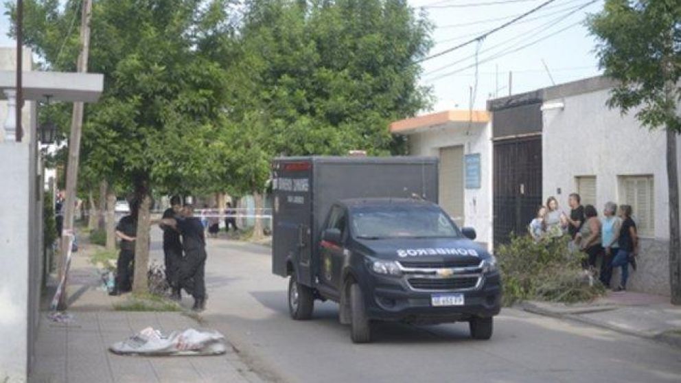 El lugar donde ocurrió el crimen (Gentileza La Capital de Rosario).