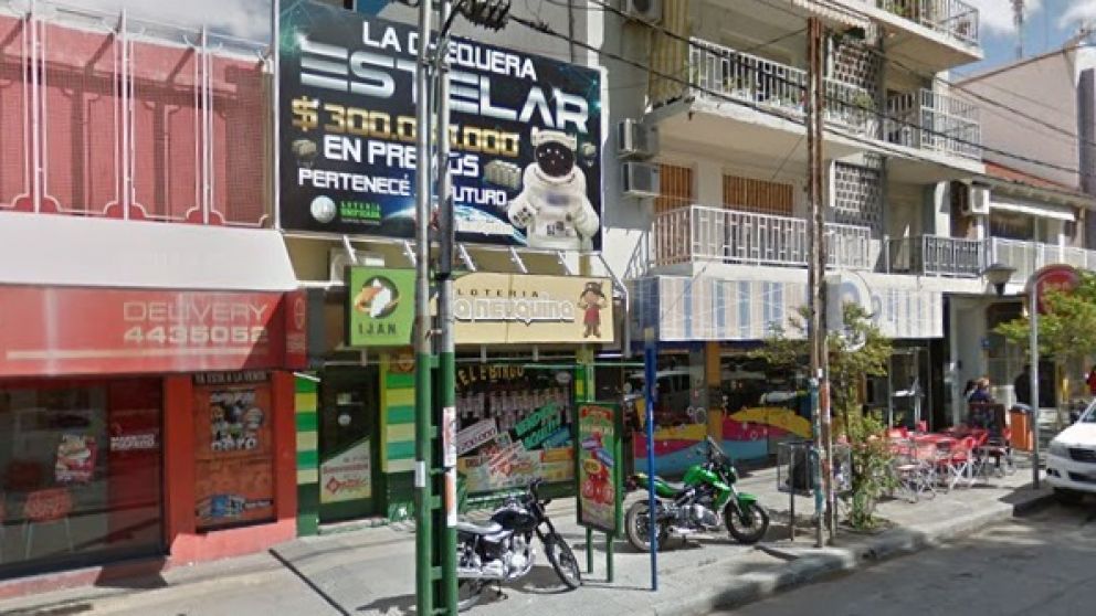 De esta casa de apuestas neuquina salió el boleto ganador.