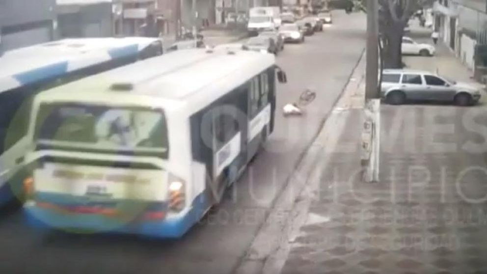 El tremendo suceso quedó registrado(Captura).