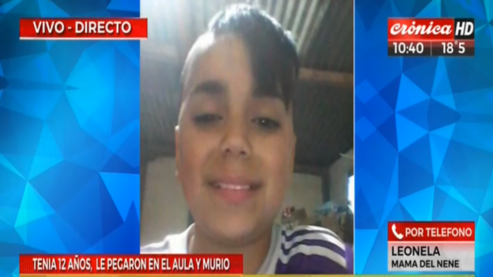 El nene murió tras recibir una fuerte golpiza propinada por sus compañeros de escuela.