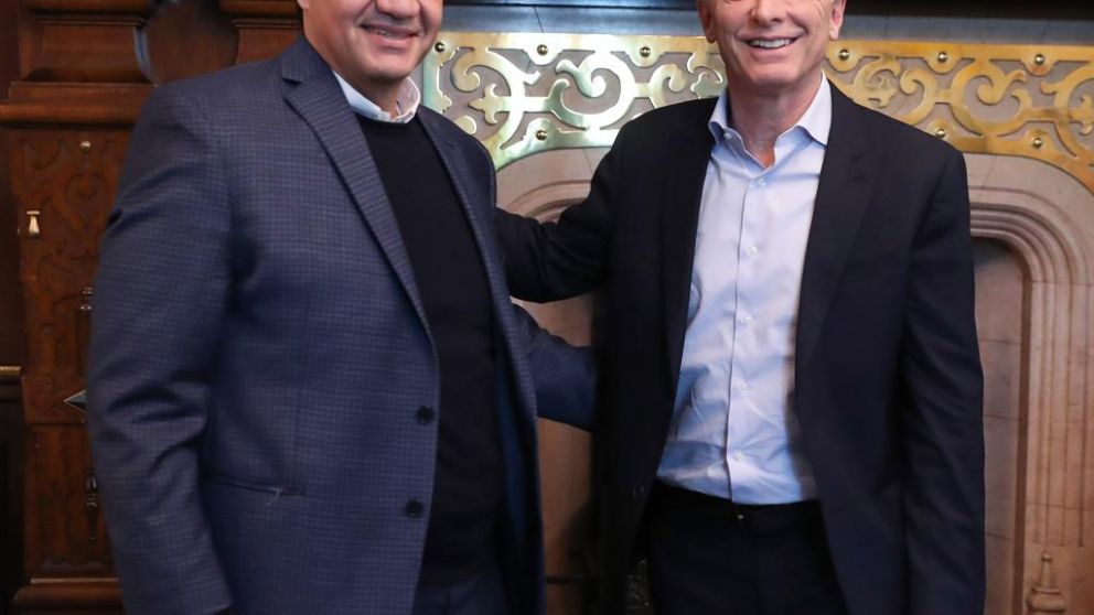 Mauricio Macri recibió a Jorge Macri en la Casa Rosada.