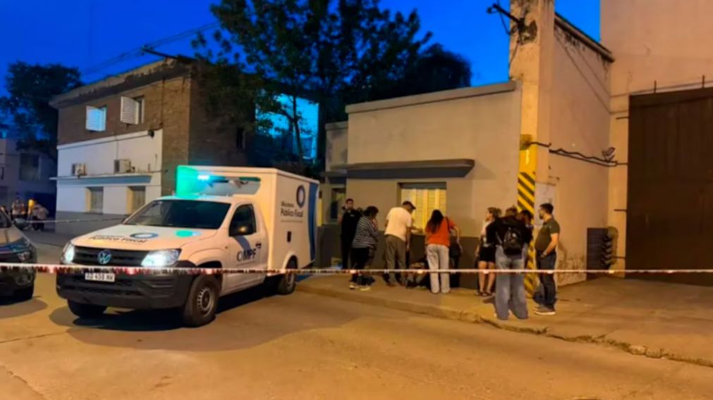 La Policía confirmó el hallazgo del cuerpo de la víctima (Gentileza El Doce TV).