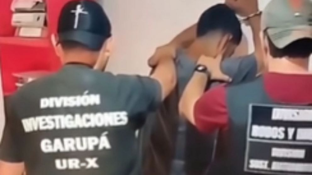 El fugitivo fue apresado tras un operativo encubierto.