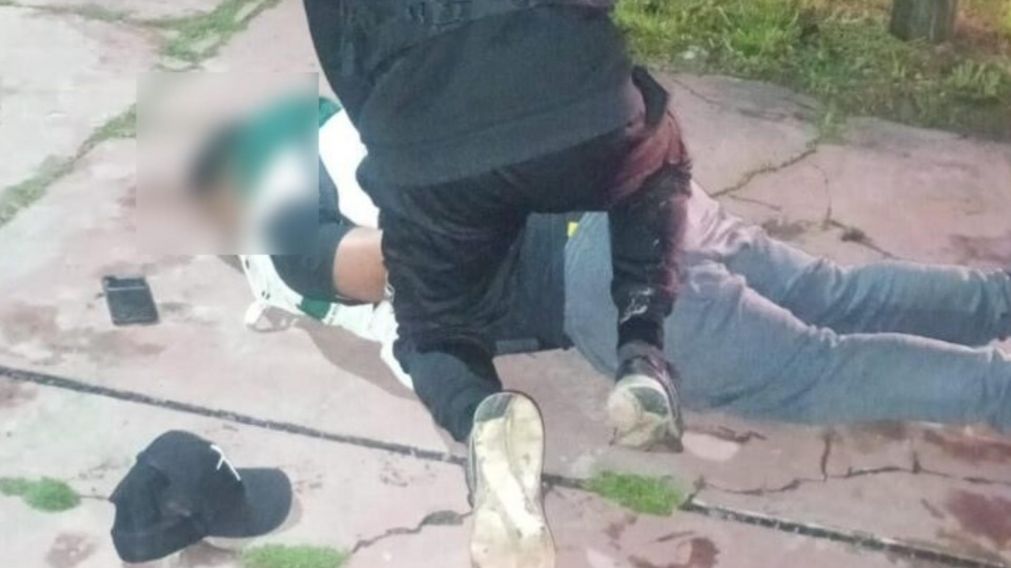 As� fue reducido uno de los pr�fugos.