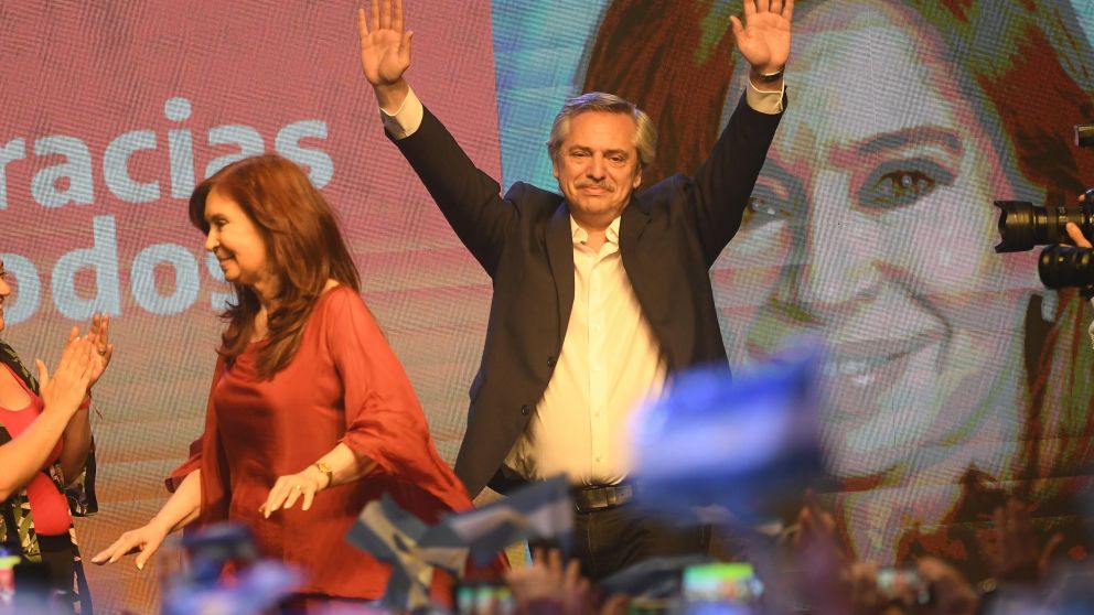 Alberto Fernández se impuso ante Mauricio Macri (Rubén Paredes/Crónica)