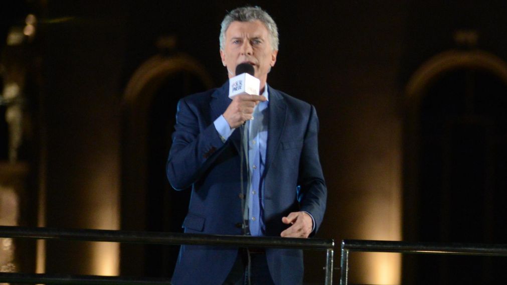 Mauricio Macri escribi� en Twitter al cerrarse la votaci�n. (Hernan Nersesian/Diario Cr�nica)