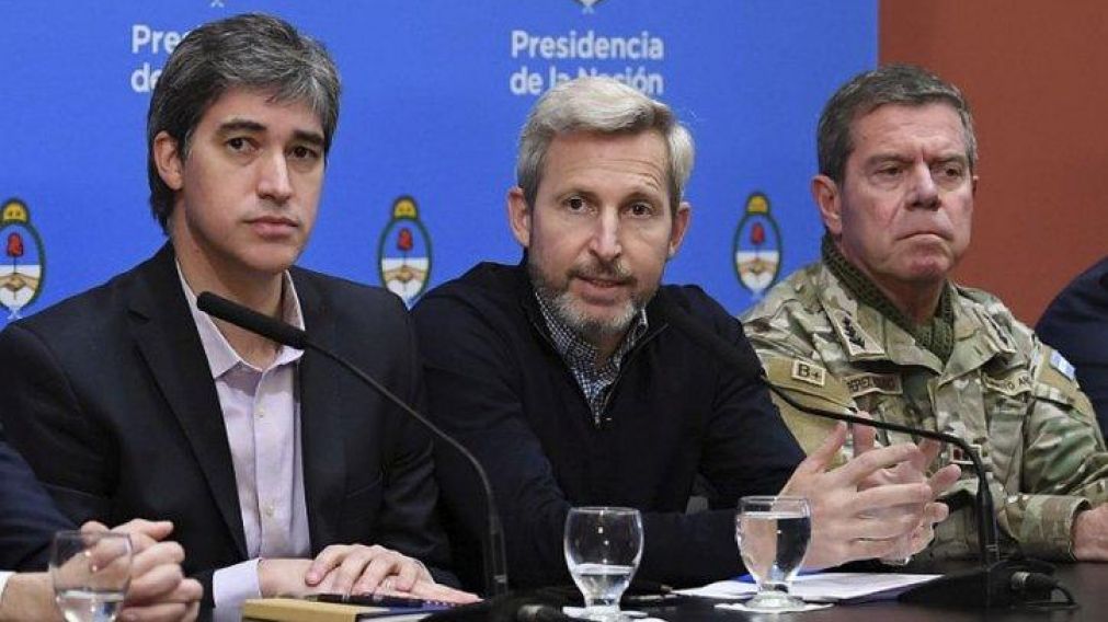Adri�n P�rez, Rogelio Frigerio y el General Javier P�rez Aquino. 