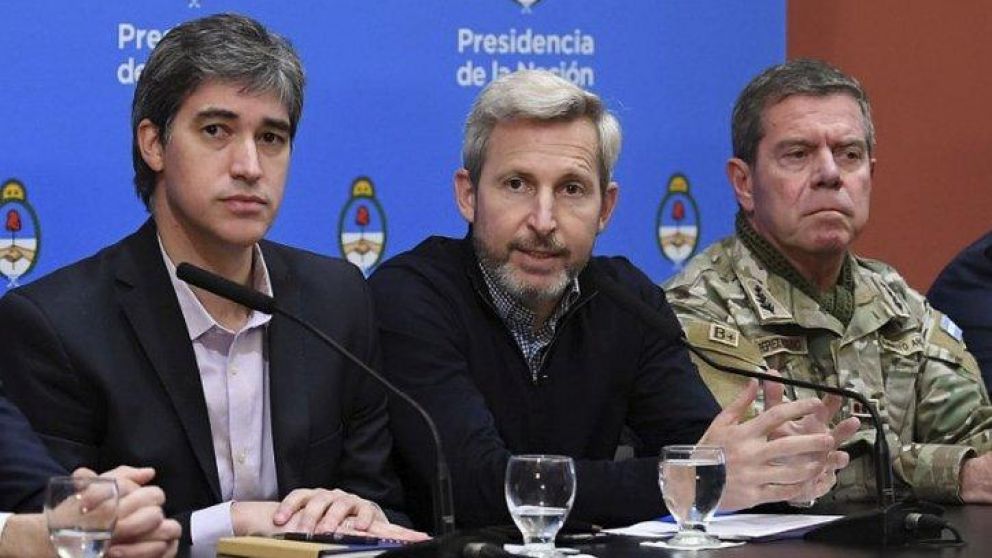 Adrián Pérez, Rogelio Frigerio y el General Javier Pérez Aquino.