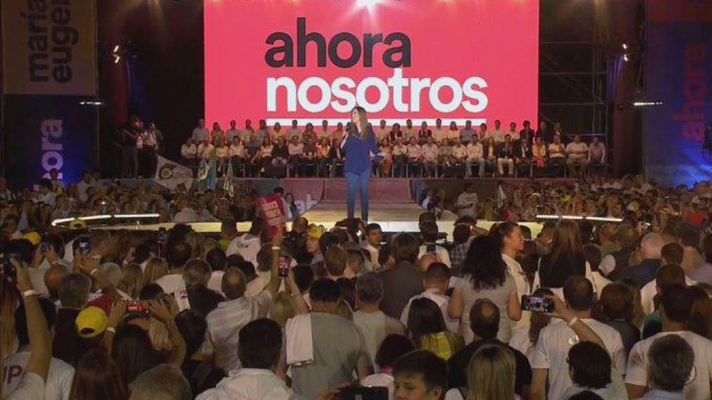 Vidal se mostró agradecida con la gente y llamó a celebrar estas elecciones.