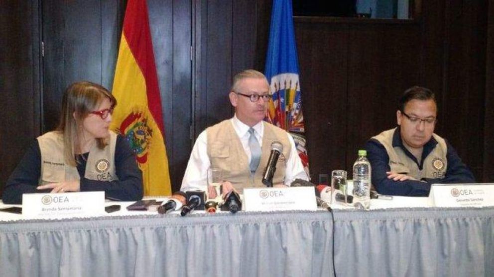 La OEA "recomendó" una segunda vuelta (Twitter).