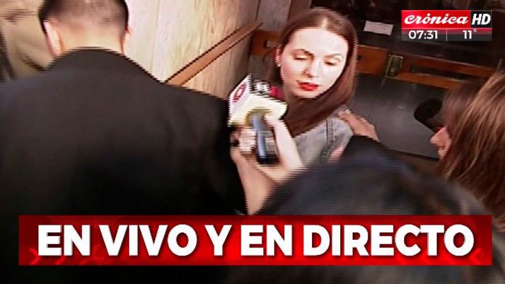 La francesa declaró ante la policía. (Captura de TV).