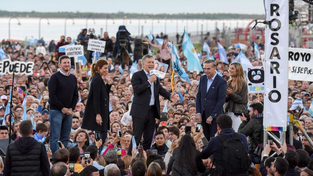 Macri encabez� la marcha del #S�SePuede en Rosario.