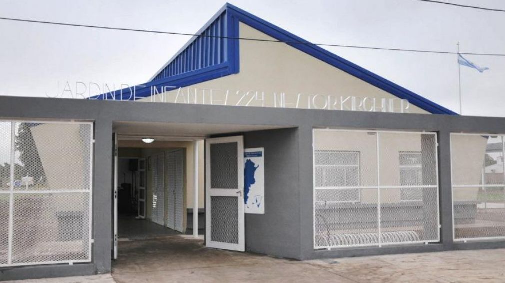 Esta es la escuela a la que concurre la peque�a. 