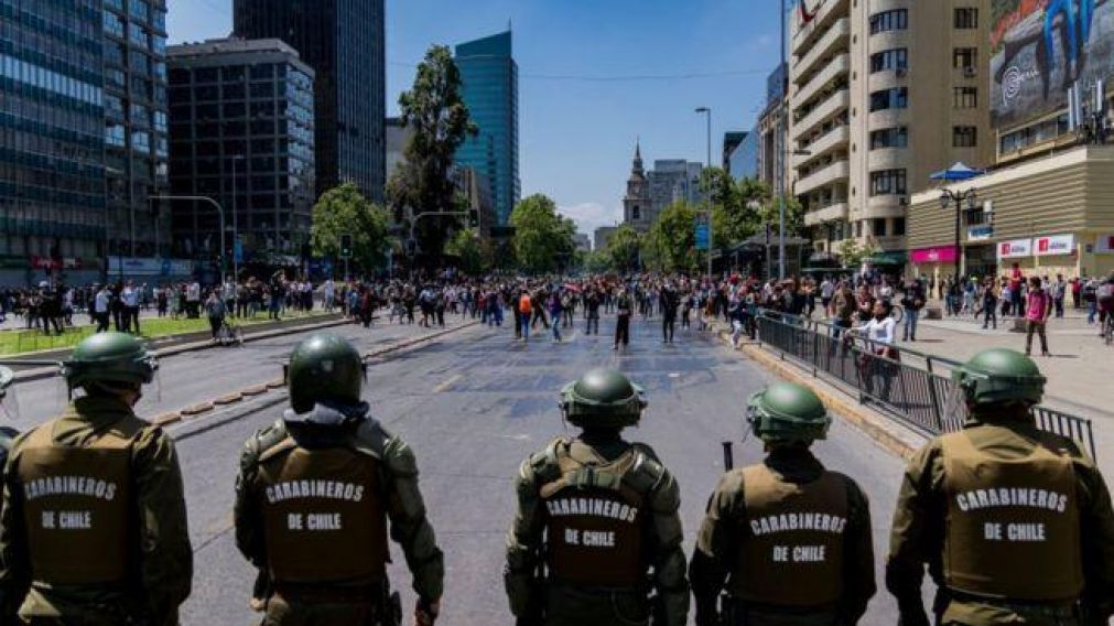 Estallido en Chile, jaque a la direcci�n pol�tica.