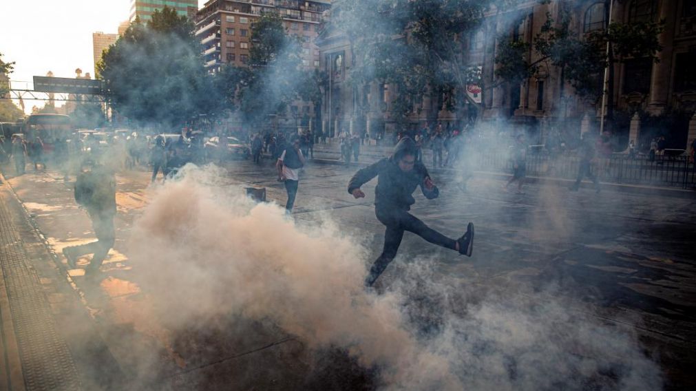 Otra jornada de protestas marcó la agenda en Chile.