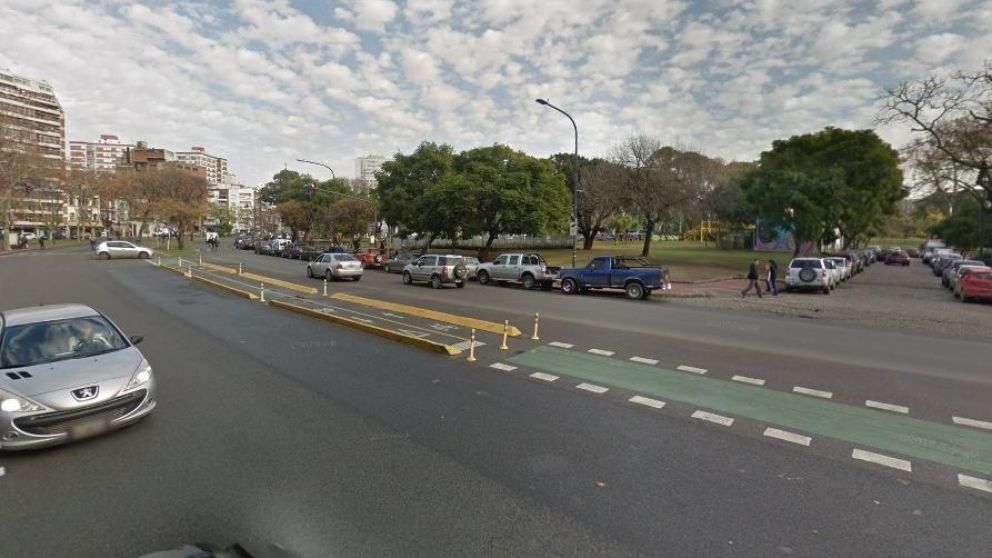 En esta zona de Caballito ocurrió el violento hecho. (Google Street View)