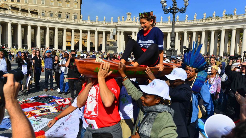 Los indígenas son los protagonistas de un sueño que se hace realidad en Roma.