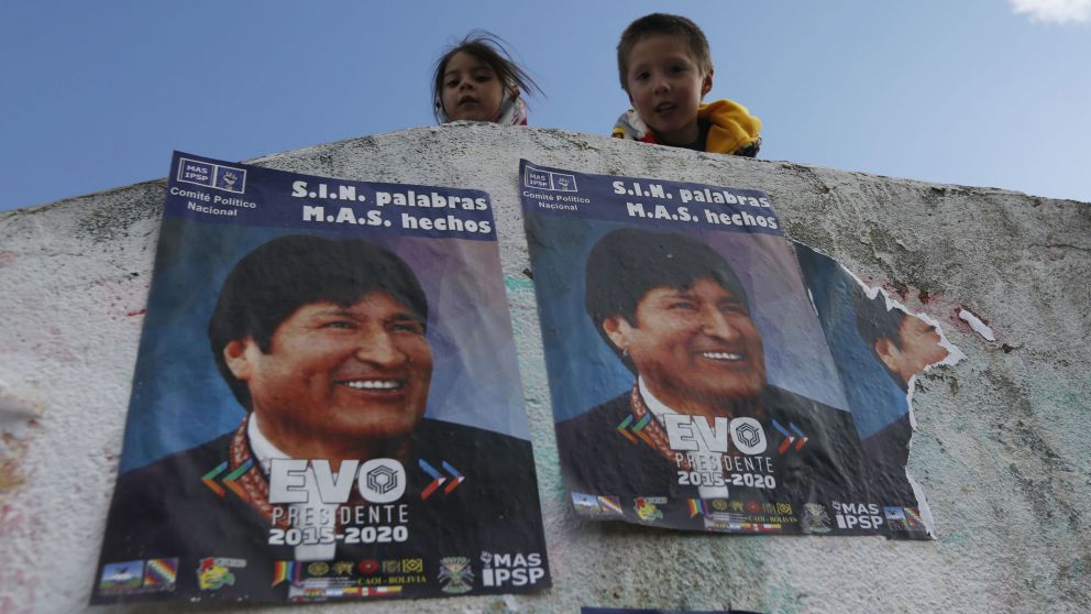 Evo Morales aparece como el favorito en los comicios de este domingo.
