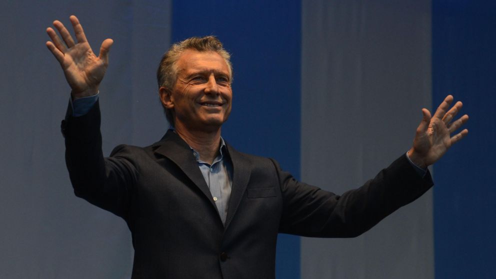 El Jefe de estado agradeció el respaldo de la gente (Hernán Nersesián-Diario Crónica).