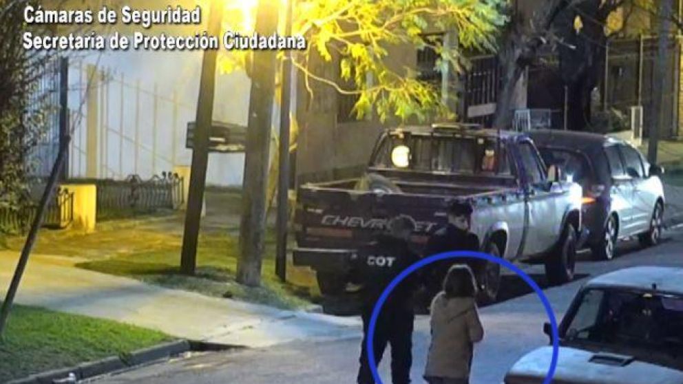 La dueña del rodado, al momento de ser notificada.