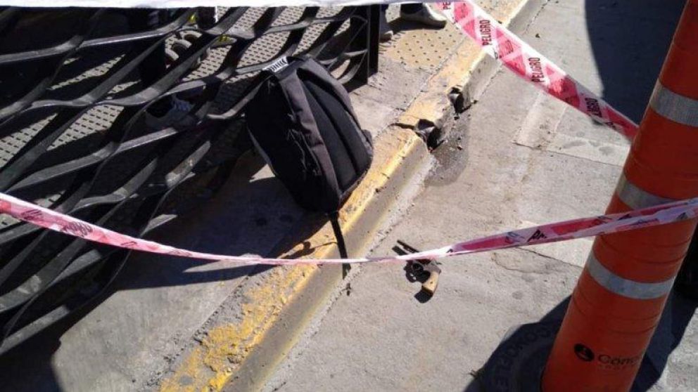 Se registró un intenso operativo policial.