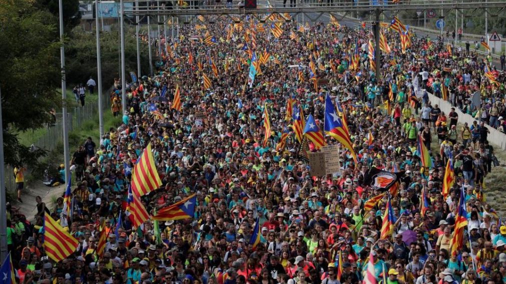 Se realizó la quinta protesta consecutiva.(Gentileza AP)