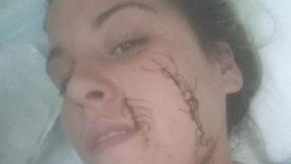 Así la dejaron a Ayelén.