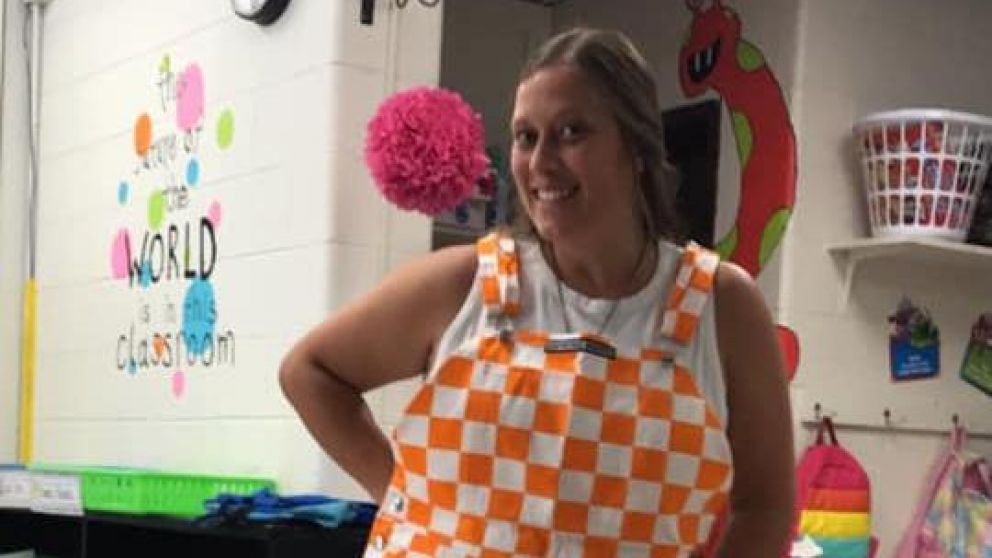 Brooke trabaja en una escuela primaria de Estados Unidos (Foto: Facebook).